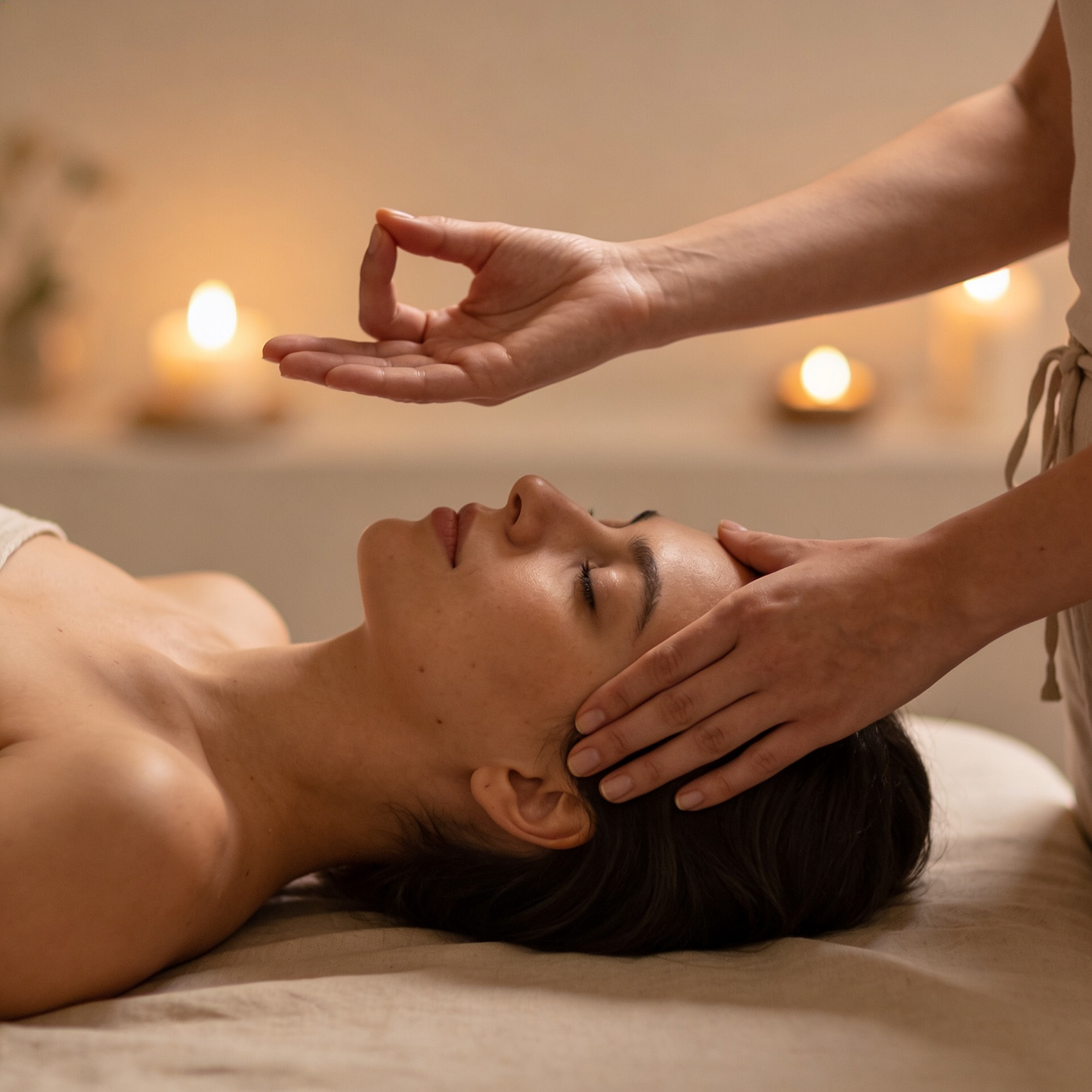 Sessão de terapia holística no Espaço Sprada